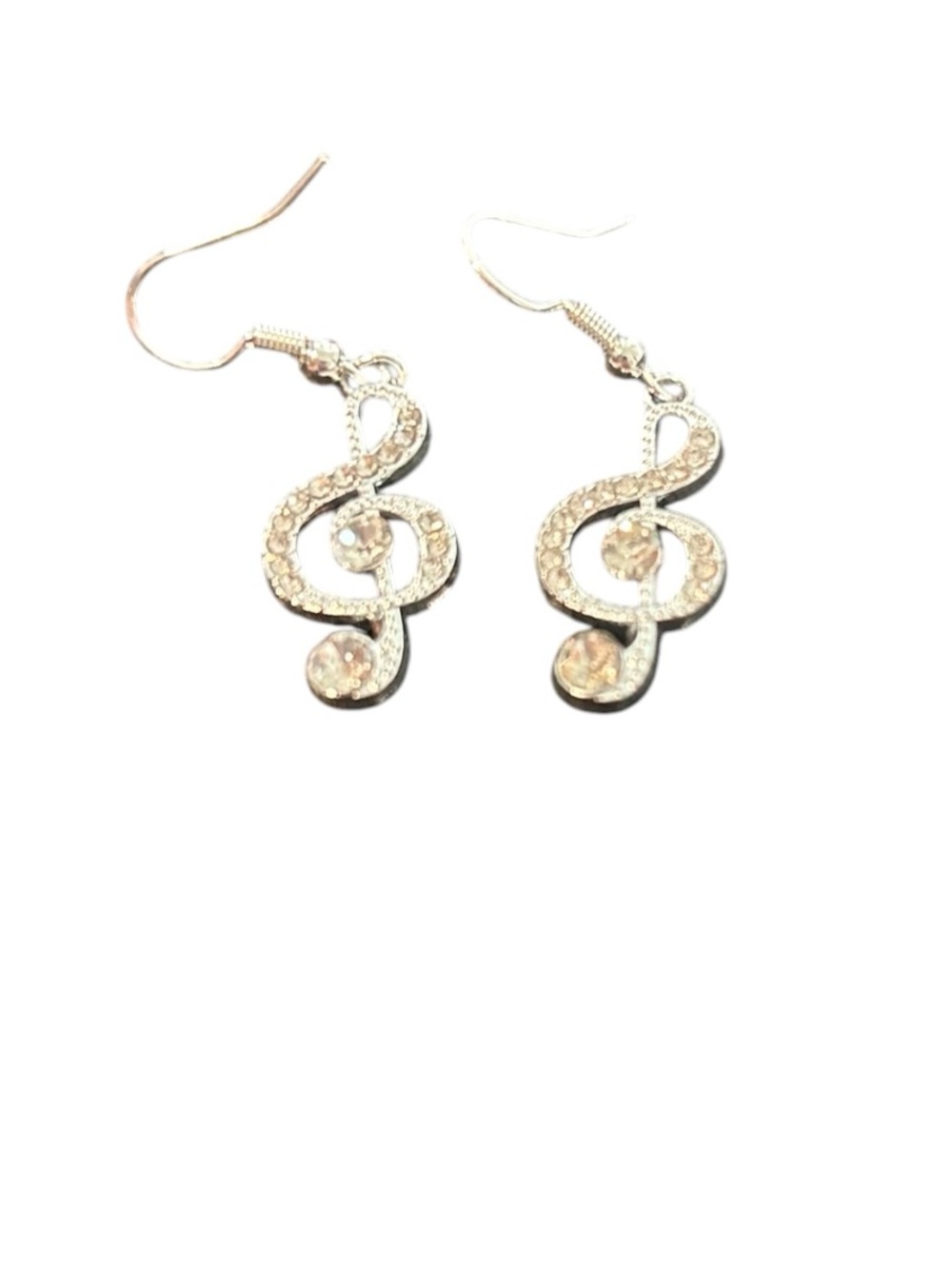 Gold-Tone Musical Note Drop Earrings - Women Jewelry
